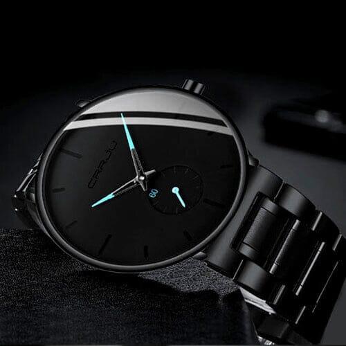 Depot Deluxe™ Onyx Waterproof Wristwatch