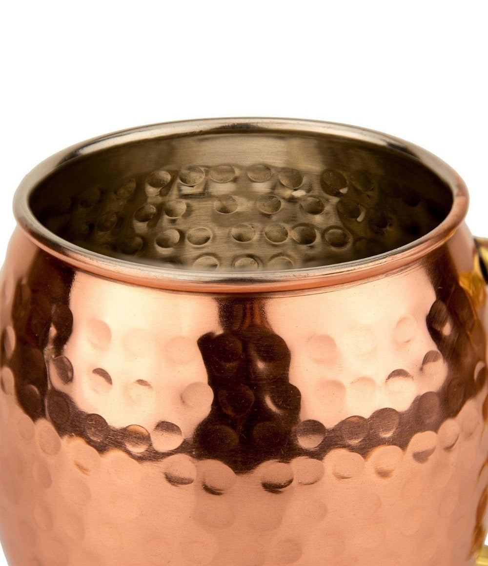 Depot Deluxe™ 8 Ounce Hammered Copper Plated Mug