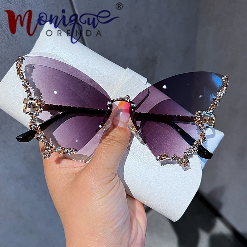 Depot Deluxe™ Diamond Butterfly Sunglasses