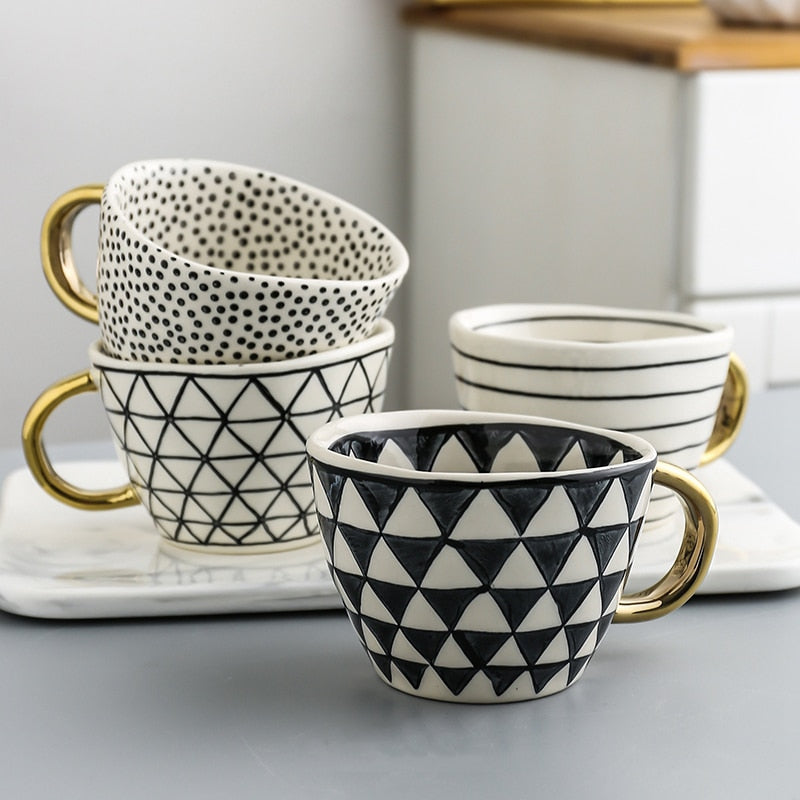 Depot Deluxe™ Hand Painted Ceramic Mugs