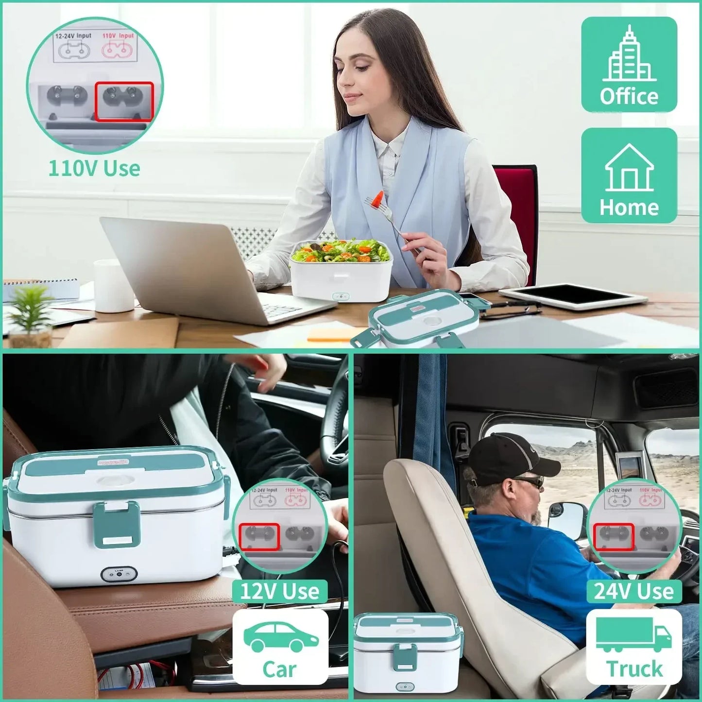 Depot Deluxe ™ Electric Lunch Box