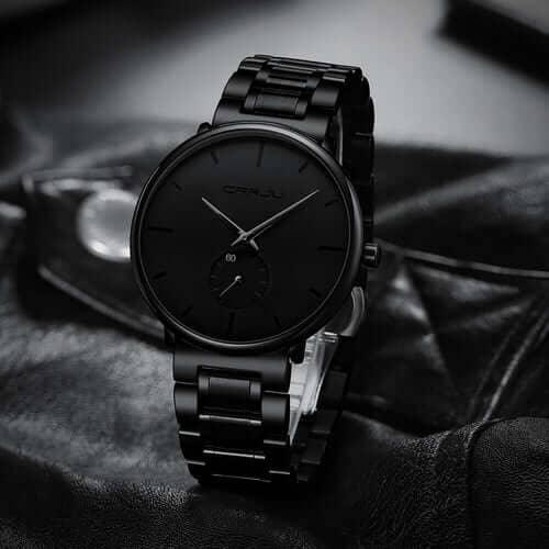 Depot Deluxe™ Onyx Waterproof Wristwatch