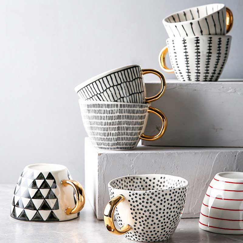 Depot Deluxe™ Hand Painted Ceramic Mugs